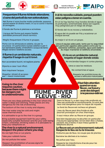 Prevenzione annegamenti nei fiumi 